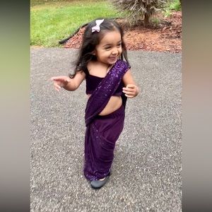 Indian Saree Toddler Girl
